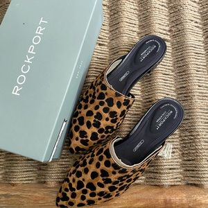 - NEW in BOX: Rockport Animal Print slip-ons